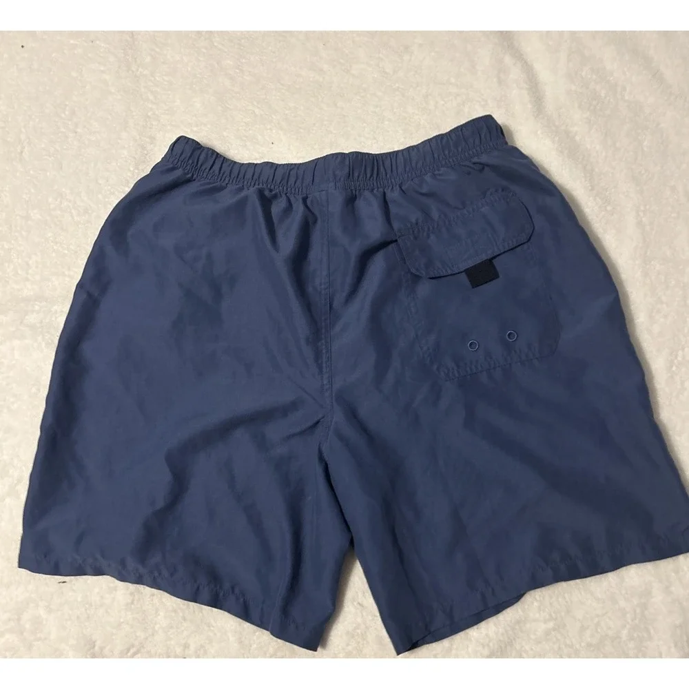 Vineyard Vines Shorts Mens Medium Blue Stripe Swim Surf Beach Board Trunks